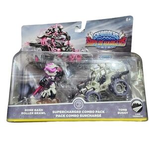 NIB Skylanders SuperChargers Supercharged Combo pack Bone Bash Roller Brawl +